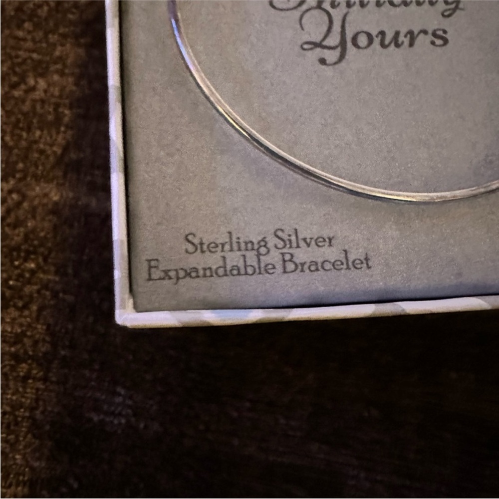 Charm bracelet Extraordinary Life sterling silver J charm bracelet - Picture 4 of 7